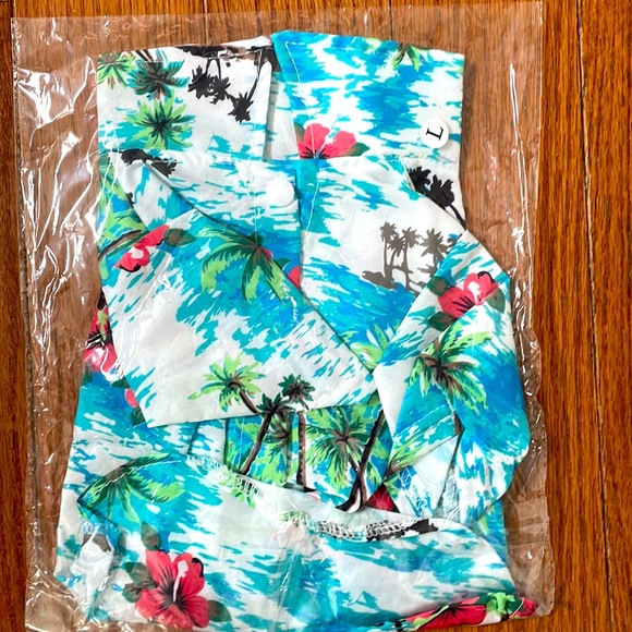 Summer Printed Island Shirt for Dog/ Husky Cat - Picture 3 of 3